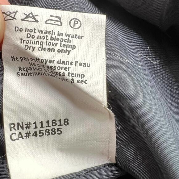 Michael Kors Virgin Wool Blend Plaid Schoolgirl skirt Women's size 4 Black Gray - Picture 10 of 12